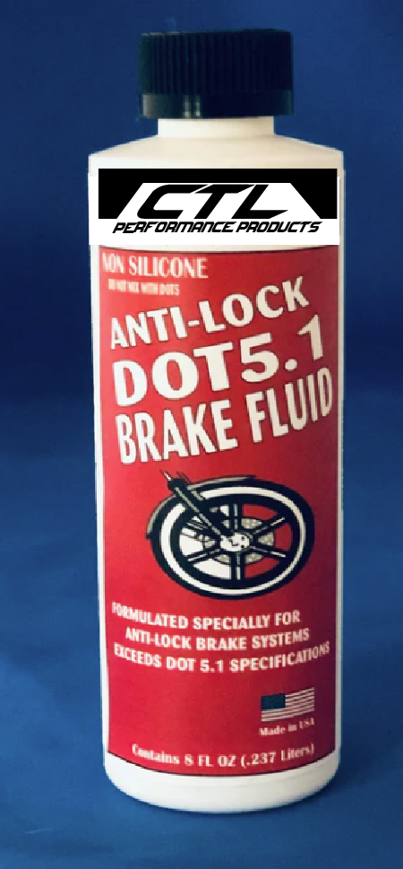 DOT 5.1 Brake Fluid, 8 oz, Motorcycle Size, Quantity 6