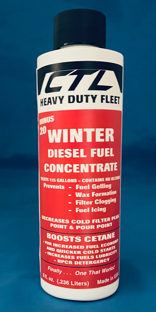 Winter Diesel Concentrate, 8 oz Treats 125 Gallons- Full Treatment