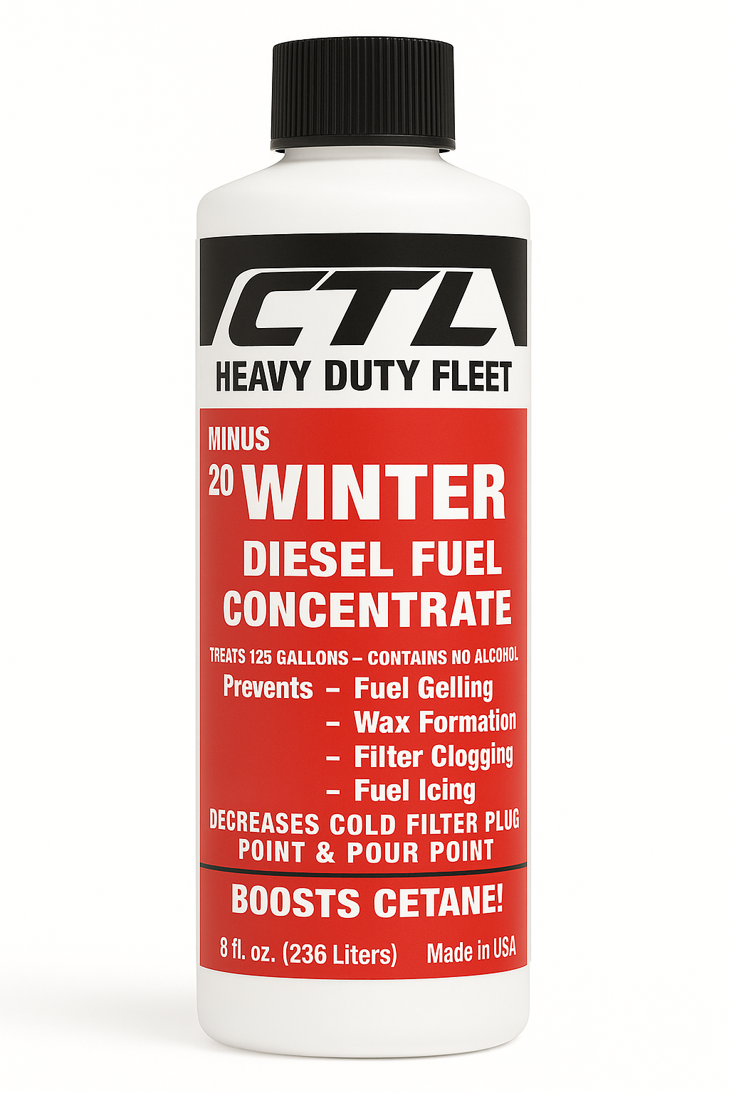 CTL Minus 20 Winter Diesel Fuel Concentrate 8 oz – Anti-Gel Additive